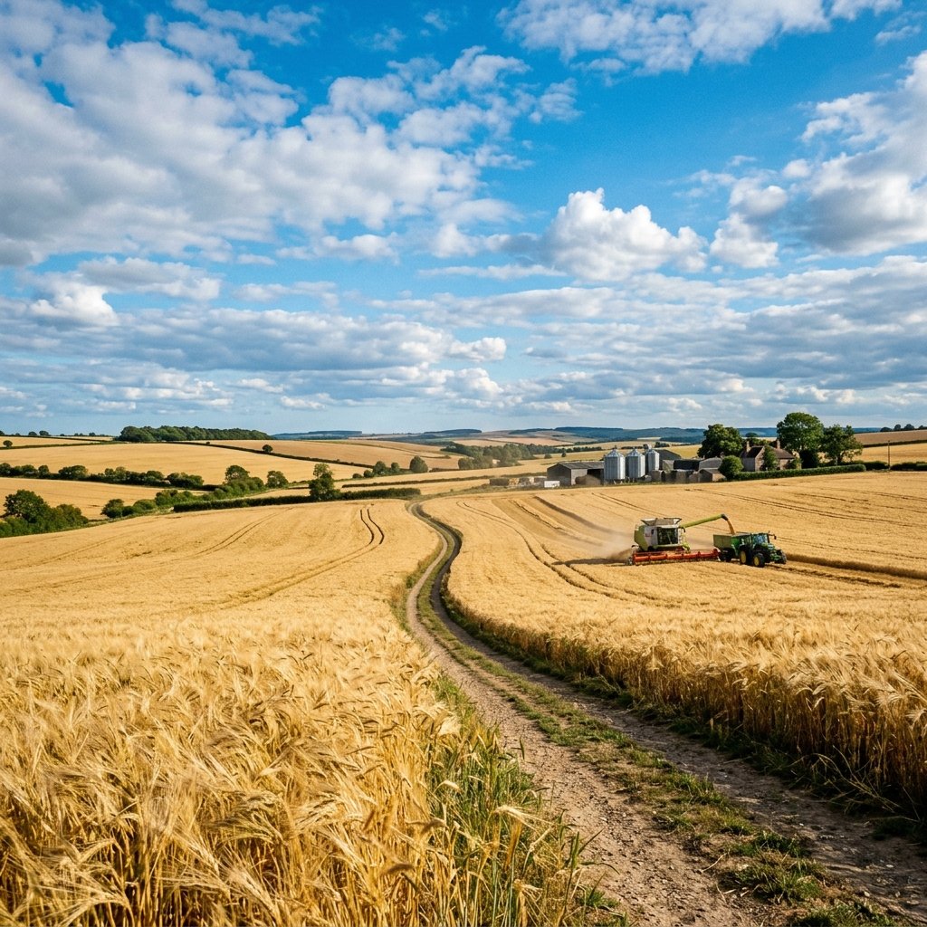 Grain fields, the source of feed ingredients